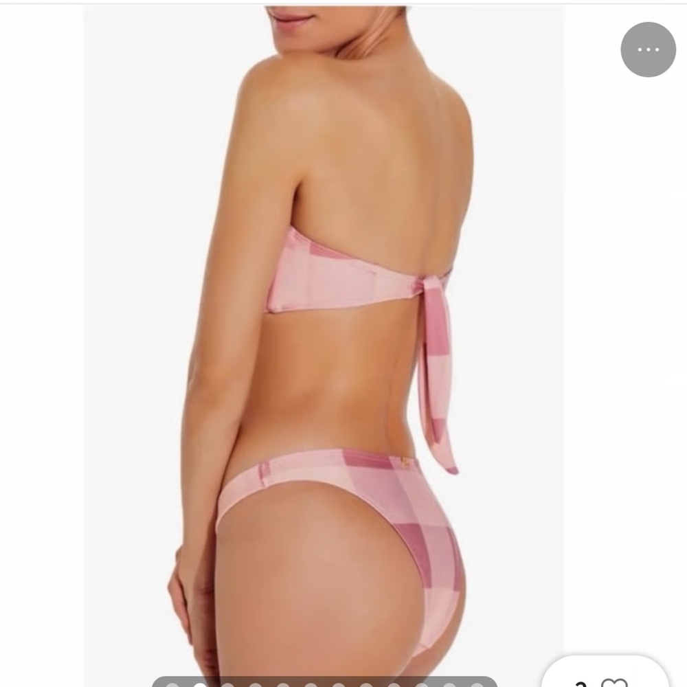 NWT ViX Swimwear Pink Evie Duchese Greta Sz L #E1